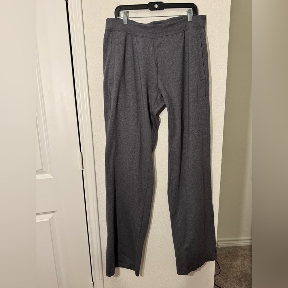 Lululemon Kung Fu Pants Mens XL Heathered Gray Drawstring Sweats Made To Move